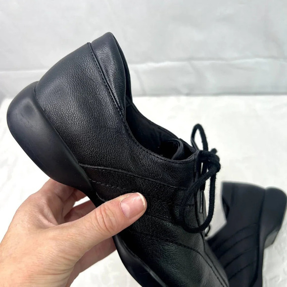 St‎ Johns Bay Lace Up Black Comfort Shoe Women's Size 5 - Picture 5 of 8